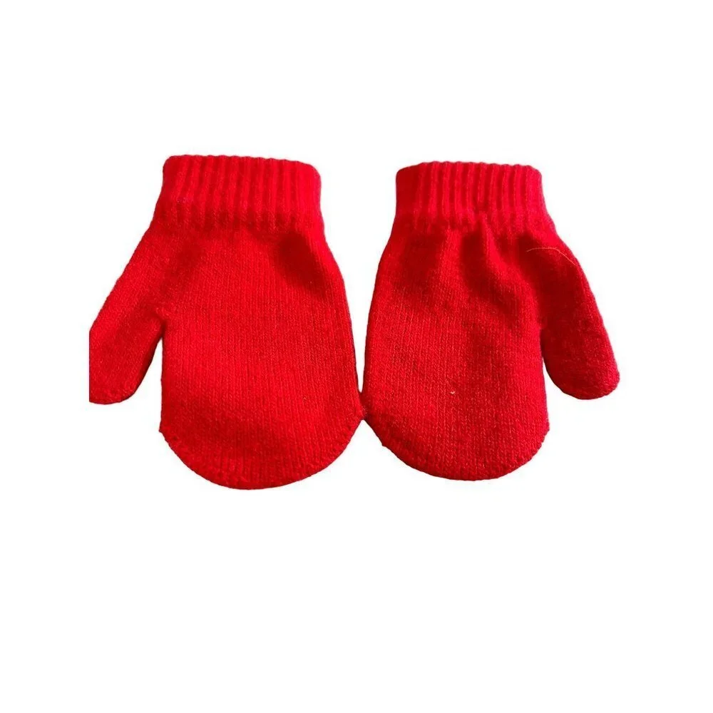 Wonder Nation Baby Toddler Mittens Red Size OS